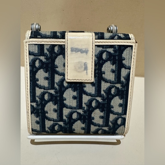 Christian Dior Blue Trotter 2 Bifold Wallet - Picture 2 of 11